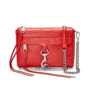 Rebecca Minkoff Mini MAC Crossbody red w dust bag